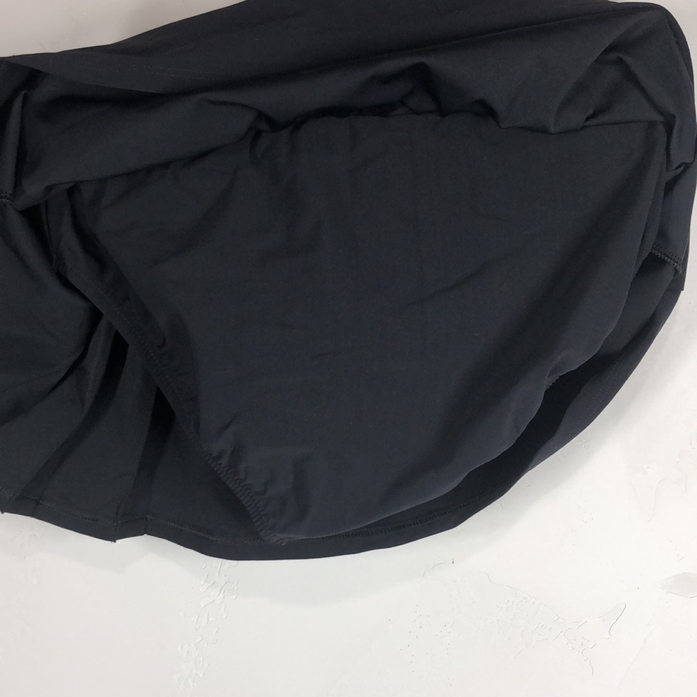 Land’s End black pleated skirt swim bottom size 6 - Picture 5 of 6